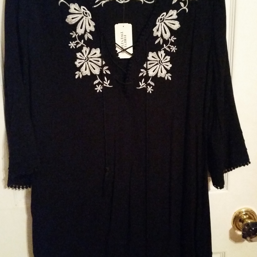 Sexy Sundress, Beach Coverup, Floral Accents